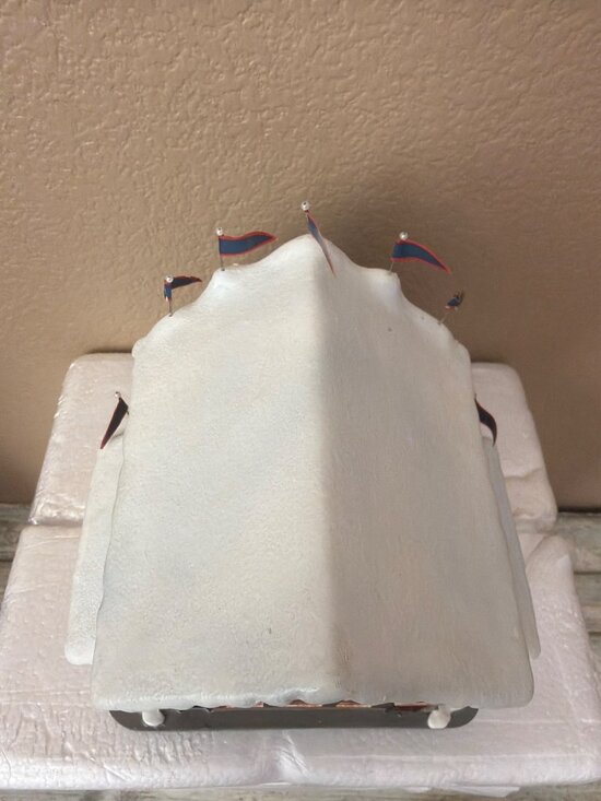 2005 Hawthorne Christmas Village Boston Red Sox Lighted Theater w/ COA Box Cord - Picture 10 of 16